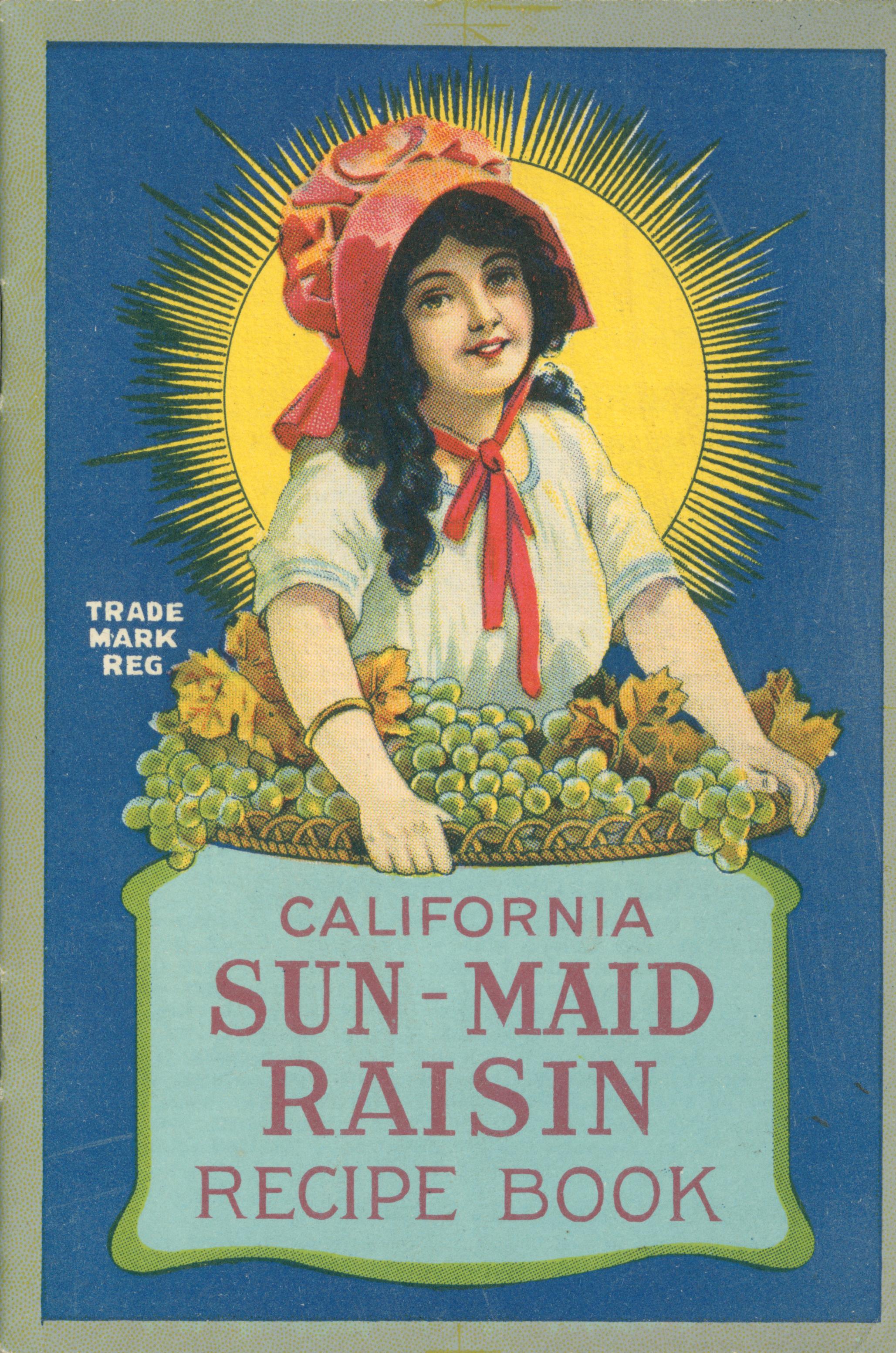 Text on verso: 'California Sun-Maid Raisins awarded Grand Prize / highest award / Panama-Pacific International Exposition San Francisco 1915.'